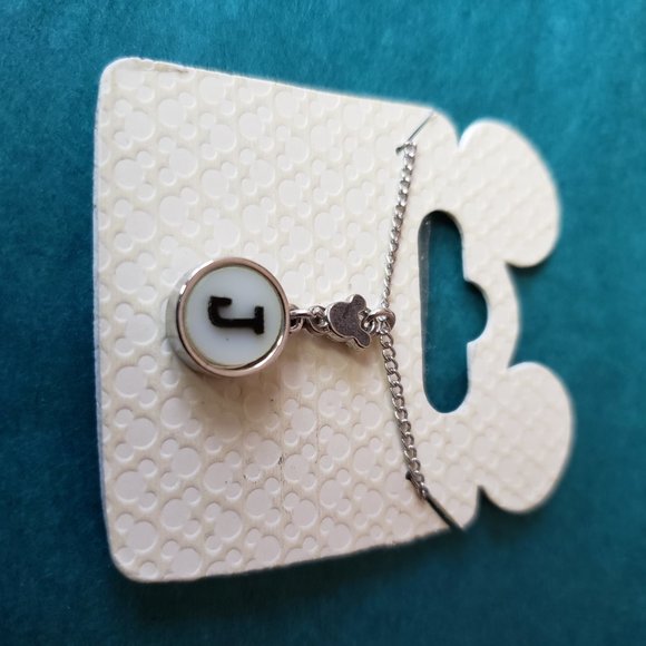 2/15$ NWT Letter J initial mickey disney necklace - Picture 4 of 5